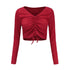 Drawstring top