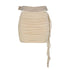 Lace-up tube top leather hollow-out wrist hanging package hip skirt suit