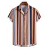 Striped Shirt Men's Casual Digital Printing