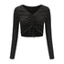 Drawstring top