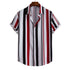 Striped Shirt Men's Casual Digital Printing