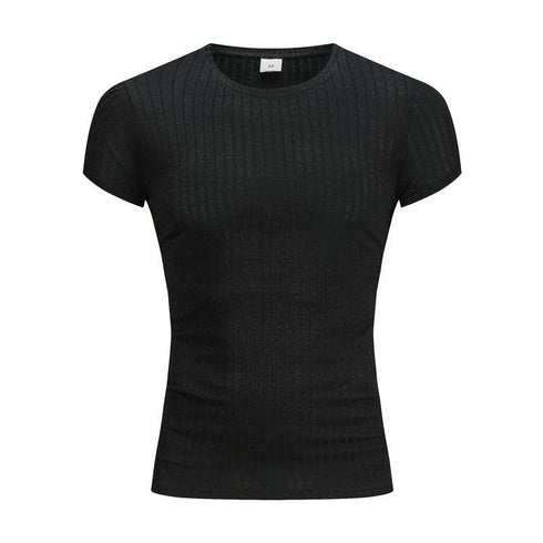 Slim-fit Sweater Super Elastic Breathable T-shirt For Men