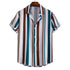 Striped Shirt Men's Casual Digital Printing