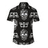 Men's Fashion Retro Printing Lapel Short Sleeve Shirt