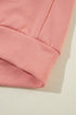 Bow Round Neck Long Sleeve Sweatshirt