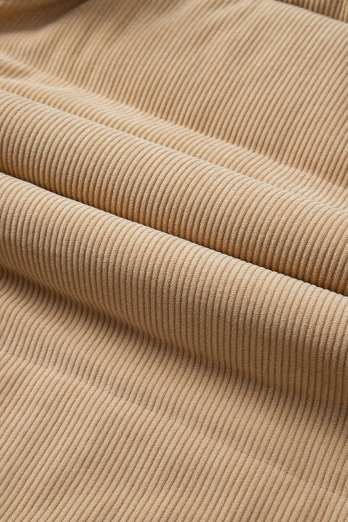 Pocketed Zip Up Turtleneck Vest Coat