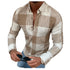 Men's Shirt Lapel Button Long Sleeve EsaModa