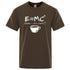 EnergyMilk Coffee Printing Men Tshirt Casual Breathable Tsh
