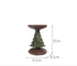Wooden Christmas Tree Candlestick Base