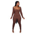 Women's Fashion Long-sleeved High-cut Top Pit-strip Set