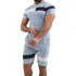 Men's Short-sleeved fitness suit