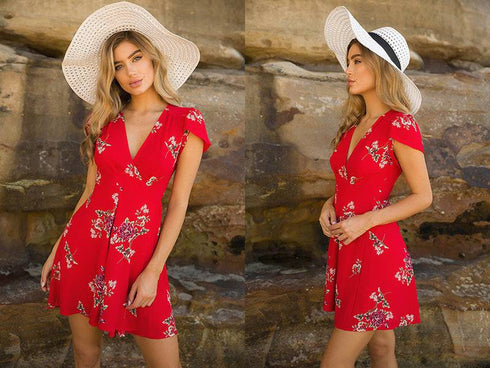 Women's printed dress