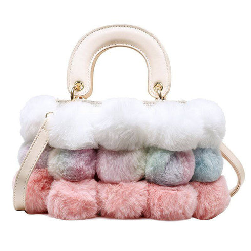 Shoulder Plush Handbags Winter