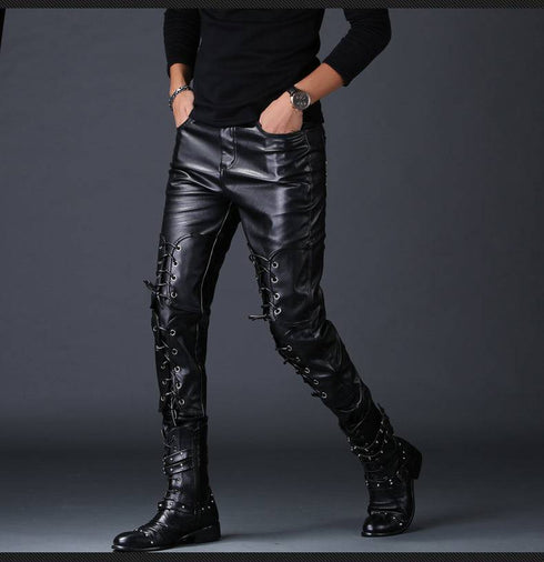Men's leather pants
