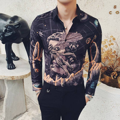 Men's Printed Casual Shirt