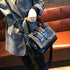 Soft Leather Handbag Large-capacity Cowhide Hot Rhinestone