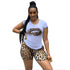 Women's Casual short sleeve Top & Pant