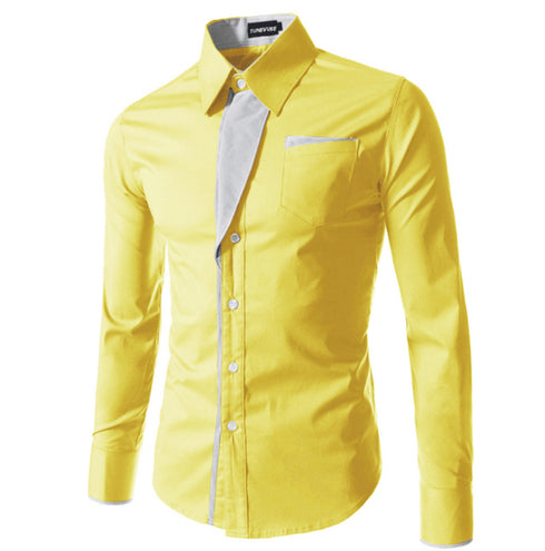 Men's Simple Long Sleeve Shirt