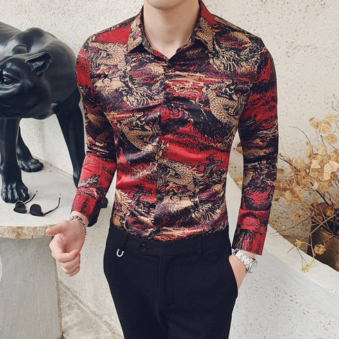 Men's Printed Casual Shirt