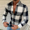 Men's Shirt Lapel Button Long Sleeve EsaModa