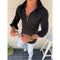 Fall New Style Hooded Long-sleeved Shirt Men