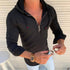 Fall New Style Hooded Long-sleeved Shirt Men