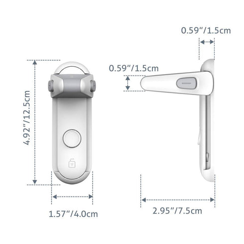 Children's Door Lever Lock Opening Artifact Anti-cat Anti-pet Room Easy To Install And Use