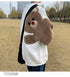 Unisex Plush Loose Lamb Velvet Bear Sweater
