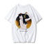 Devil Print Ladies Short Sleeve Top T-Shirt Loose