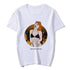 Devil Print Ladies Short Sleeve Top T-Shirt Loose