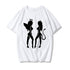Devil Print Ladies Short Sleeve Top T-Shirt Loose