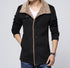 Slim-Fit Velvet Coat Men's Jacket