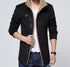 Slim-Fit Velvet Coat Men's Jacket