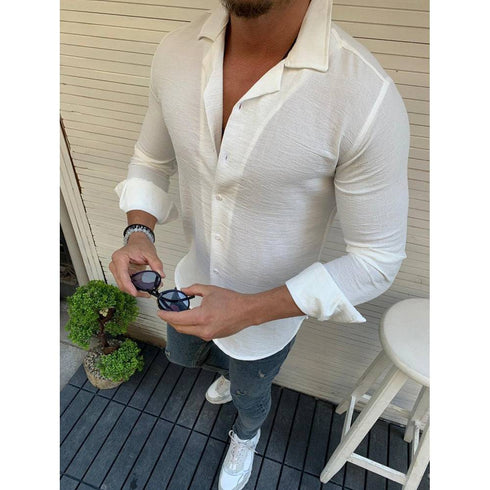 Men's Long Sleeve Business Shirt