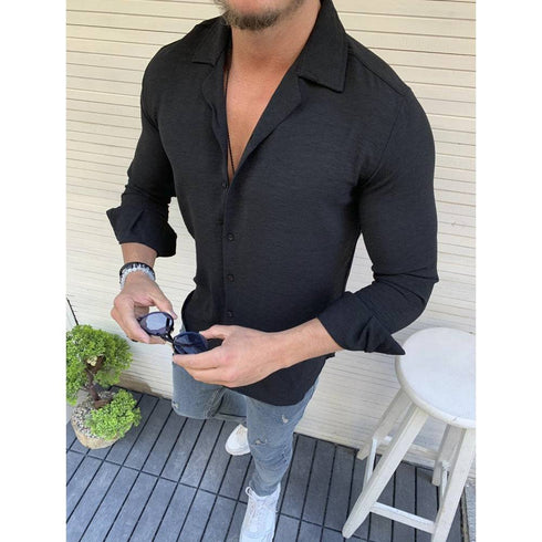 Men's Long Sleeve Business Shirt