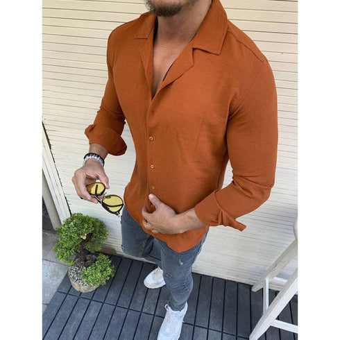 Men's Long Sleeve Business Shirt