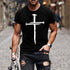 Modern Round Neck Print Casual Men's T-Shirt