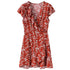Women's Fashion Dress V Neck Printed