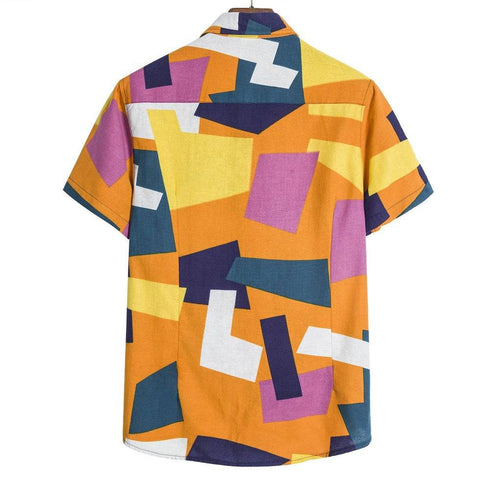 Men's Geometric Print Shirt