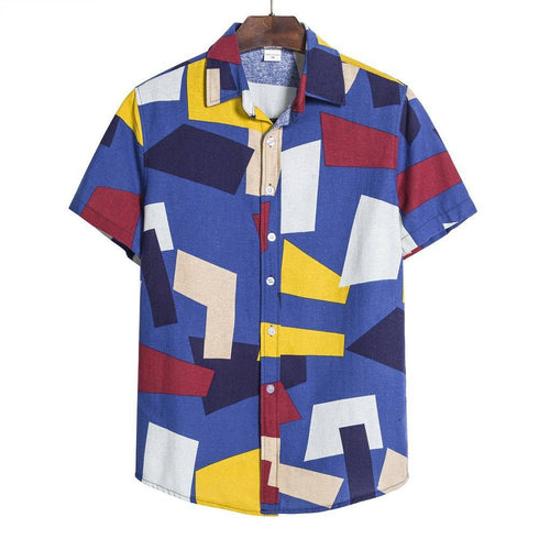 Men's Geometric Print Shirt