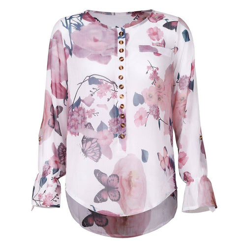 Women's Printed All Match Slim Shirt