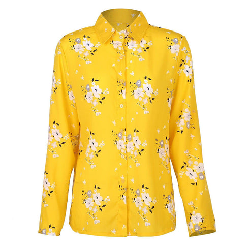 Women's Printed All Match Slim Shirt