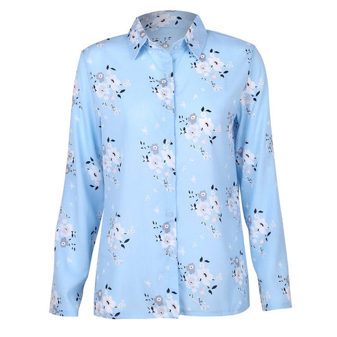 Women's Printed All Match Slim Shirt