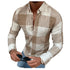 Men's Shirt Lapel Button Long Sleeve EsaModa