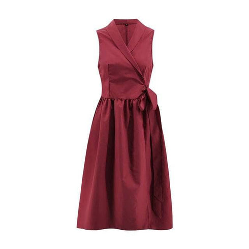 Women's Casual Sleeveless Belt Dress