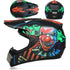 Small Off-road Helmet Racing Lightweight Mountain Full Face Helmet With Goggles
