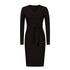 Women's Long Sleeve V-Neck Slim Dress