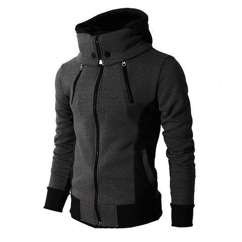 Men's Jacket High-Necked Hooded