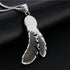 Punk Titanium Steel Takahashi Feather Pendant