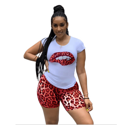Women's Casual short sleeve Top & Pant